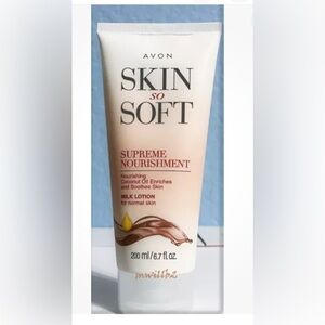 New Sealed Avon Skin So Soft Supreme Nourishment Milk Lotion 6.7 Fl. Oz